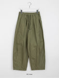 [unisex] Tyubi banding balloon wide cotton pants