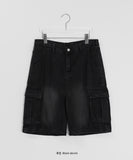 [Unisex] Filkan Denim Cargo Bermuda Pants