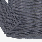 Ribin see-through knitwear