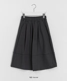 [unisex] Rello Pintuck Banding Bermuda Pants