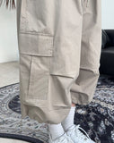 Beucky Pintuck Cargo Bermuda Pants