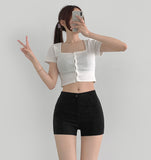 High Elasticity Span Slim Fit Shorts