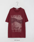 [unisex] Dyupo Printing Over Short Sleeve Tee