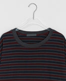 [Unisex] Felid Pigment Stripe Short Sleeve Tee