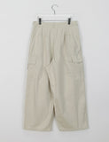 [unisex] Genki parachute string wide cargo pants