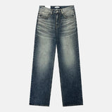 Growing cat washed bootcut denim