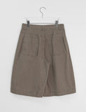 [Unisex] Pmen Pigment Pintuck Bermuda Pants