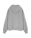 Hid Pigment Curved Hooded Zip-Up