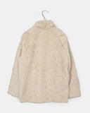 [Quilted lining] Nemin midi high neck fur jacket