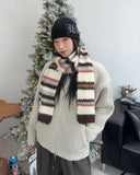 Reneil Wool Stripe Muffler