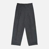 Low Adjust Cotton Two Tuck Slacks