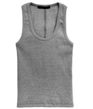 Tannley cot ribbed sleeveless