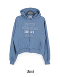 Kasen Applique Embroidery Hooded Zip-Up