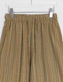 Inne Stripe Banding Wide Linen Pants