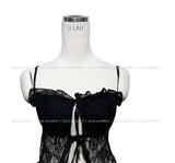 Pony Ribbon Lace Top