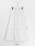 Mandto Summer Frill Tiered Long Skirt