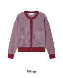 Pedin Striped Crop Cardigan