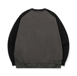 Cat Boucle Embroidered Raglan Sweatshirt