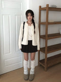 Krang Wool Pleated Mini Belt Skirt