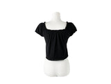 Kalin Summer Ribbon Open Crop Blouse