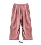 Kenny Velour Pintuck Banding Pants