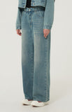 Flower Denim Pants