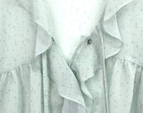 Mauve Frill See-through Blouse