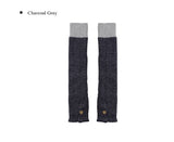 Iva button slit color matching leg warmers