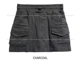 Odd cargo banding skirt pants