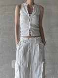 Miru Two Way Button Sleeveless