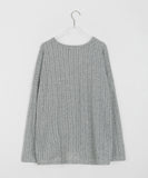 Riona summer see-through round over knit