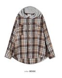 Western Check Hood Shirt