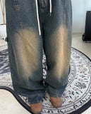 Kai Patchwork Banding Denim Pants