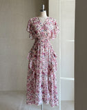 Betty Frill Flower Smoke Bendable Wrap One Piece
