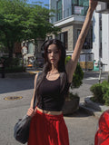 Low Balloon Crop Bermuda Pants