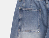 [MADE] Nealon Cut Rivet Wide Denim Pants