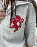 Veil Horse Emblem Collared Short Sleeve Tee