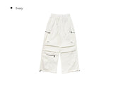 Bruck Nylon Cargo Wide Banding Pants