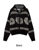 Liden Cowichan Knit Hooded Zip-Up