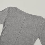 Silver English Pendant Three Quarter Stripe Slim Fit T-shirt