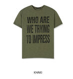 Impri Slub Lettering Short Sleeve T-shirt