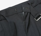 Ramief belt wide slacks