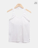 Roden Pearl Button Dot Halter Sleeveless