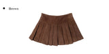 Lehen Corduroy Mini Skirt Pants