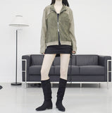 Biker Suede Jumper