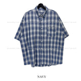 Tring check short sleeve shirt