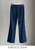 Raise Bootcut Denim Slacks Pants