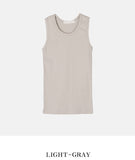 [1+1] basic muscle fit ribbed tank top