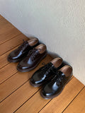 Compub Basic Lace-Up Stitch Loafers
