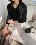 Narelle Lace Tie Knit